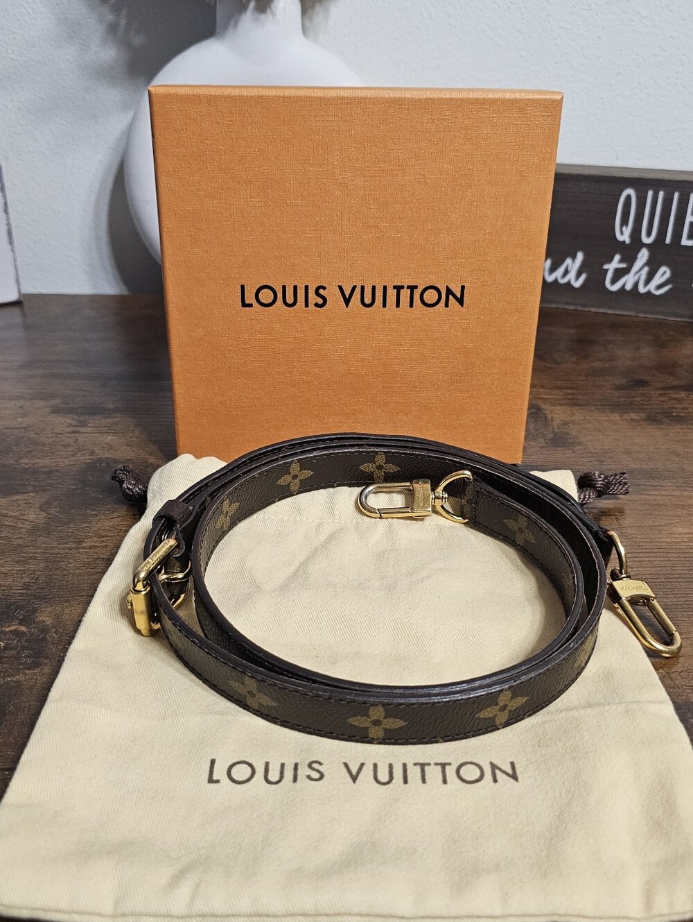 Louis Vuitton Monogram Canvas Shoulder Strap